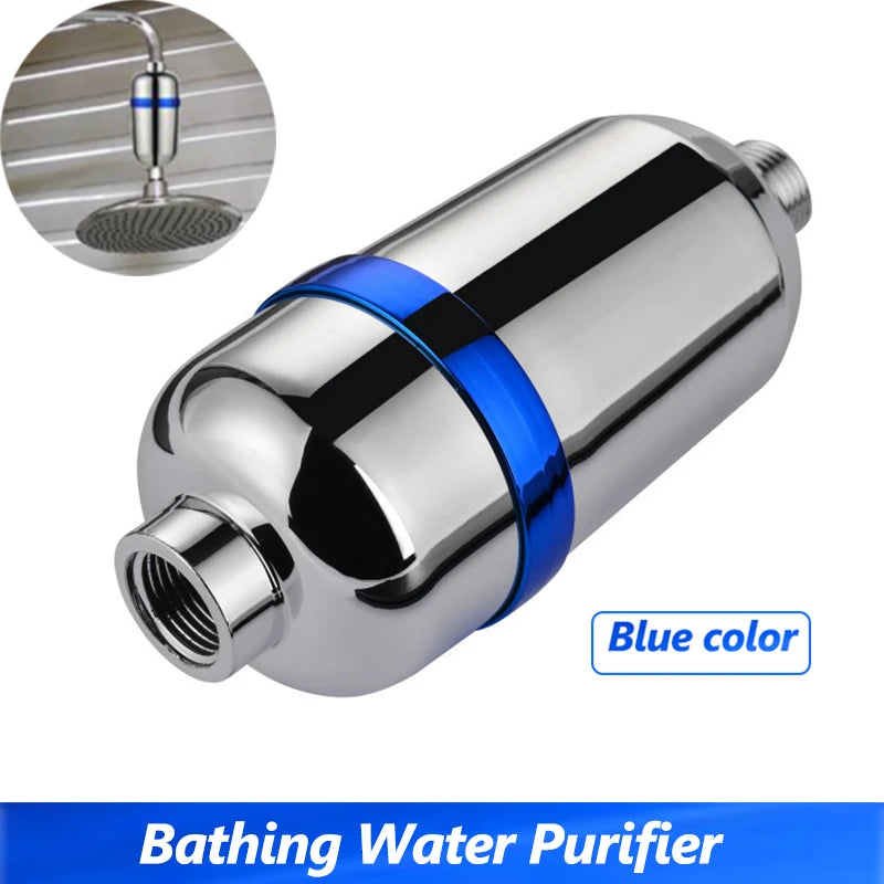 Bathroom Shower Head Filter Bathing Water Purifier Water Treatment Filtering Device Softener Impurities Removal for Home Hotel