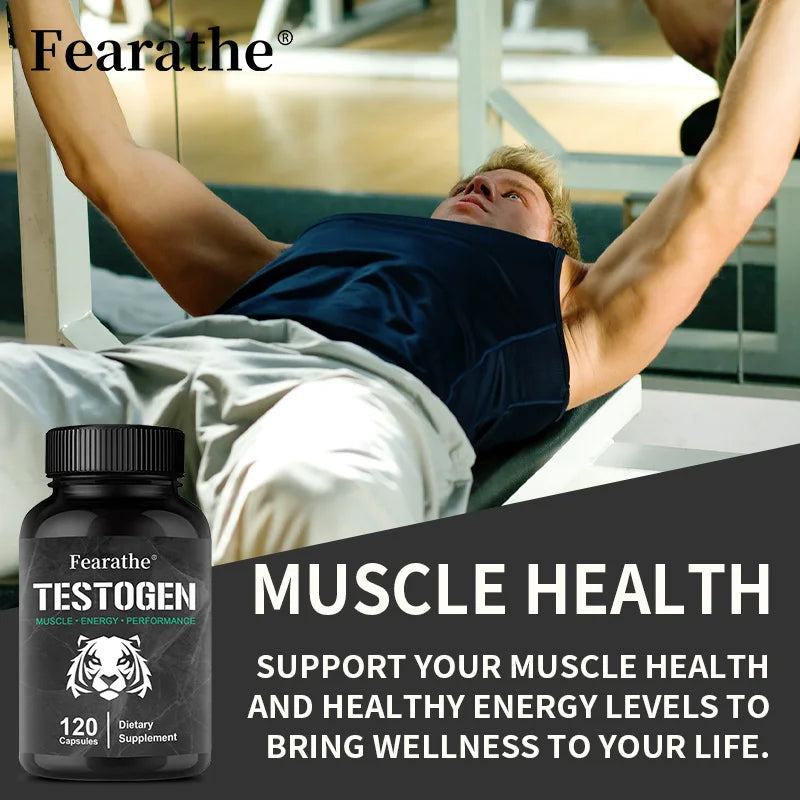 Black Pepper Extract Supplement - Helps Improve Male Performance, Muscle Mass, Energy and Endurance, and Overall Health