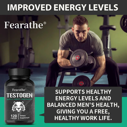 Black Pepper Extract Supplement - Helps Improve Male Performance, Muscle Mass, Energy and Endurance, and Overall Health