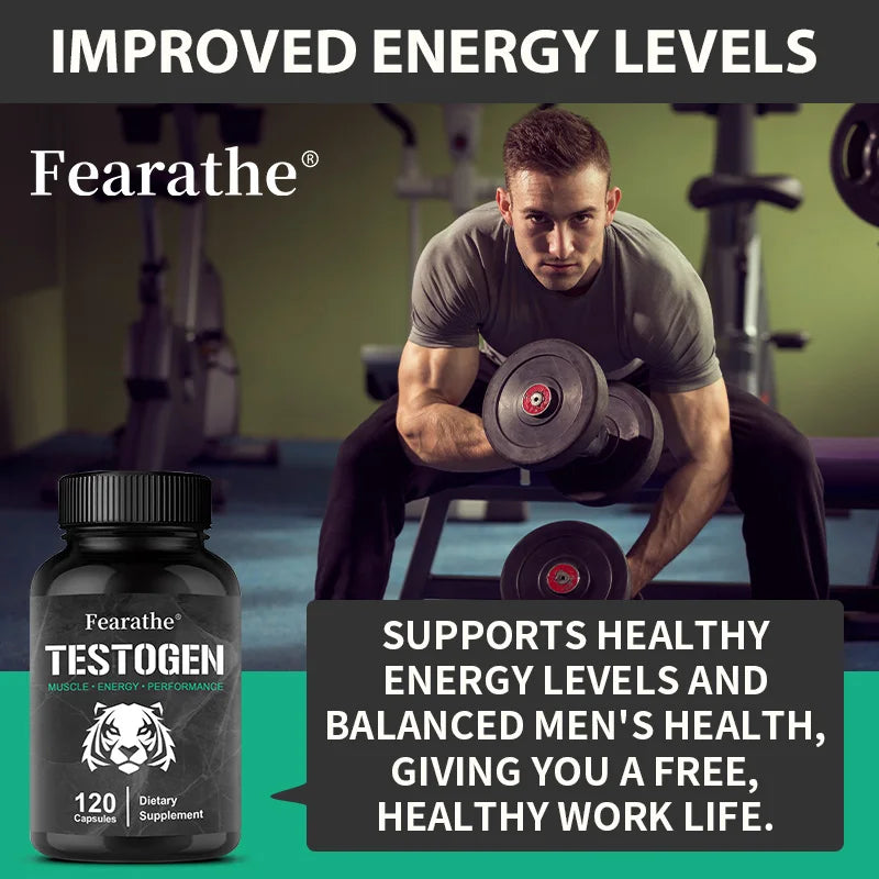 Black Pepper Extract Supplement - Helps Improve Male Performance, Muscle Mass, Energy and Endurance, and Overall Health