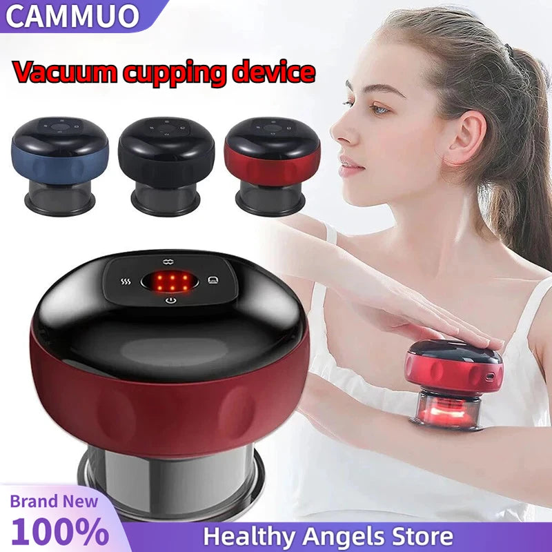 Back Neck Arm Massger Electric Cupping Massage Vacuum Suction Body Slimming Massager Negative Body Scraping Guasha Massage Tools